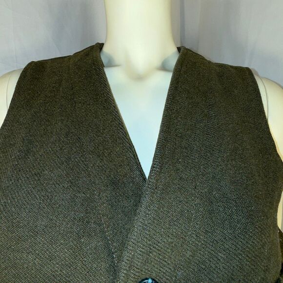 Vintage Filson Mackinaw Wool Vest Made in USA 100% Virgin Wool Hunting Outdoor W - Picture 2 of 13